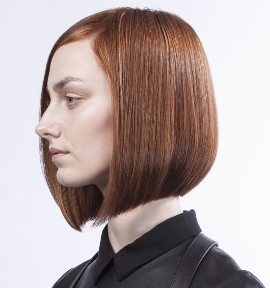 Bob haircuts - Smooth and mid-neck length