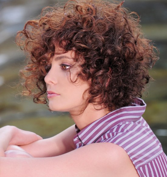 Short curly hairstyles - Brunette