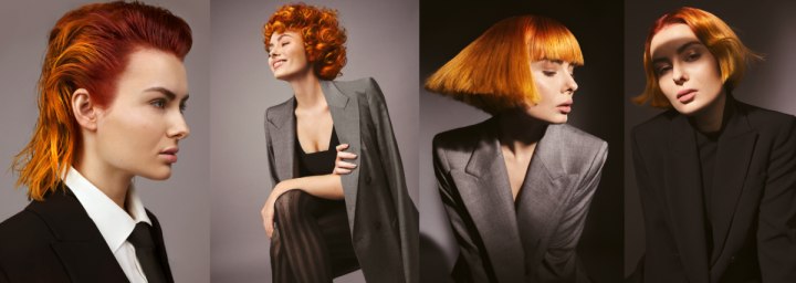 Sarah Leitgeb - Medium length and short styles for red hair