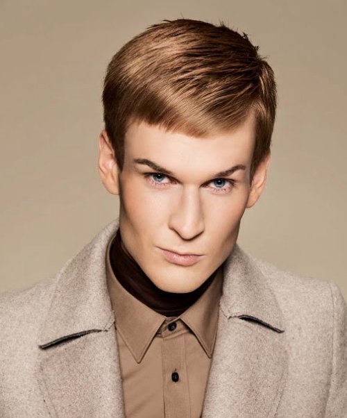 Hairstyle for men with very straight and fine hair