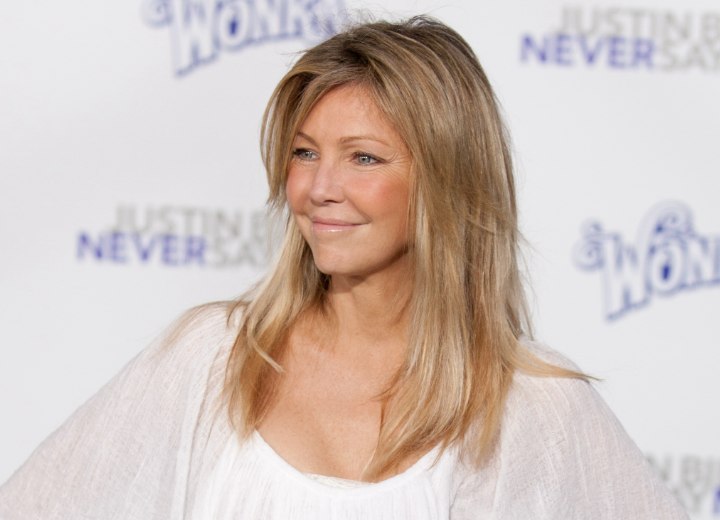 Heather Locklear's long hair