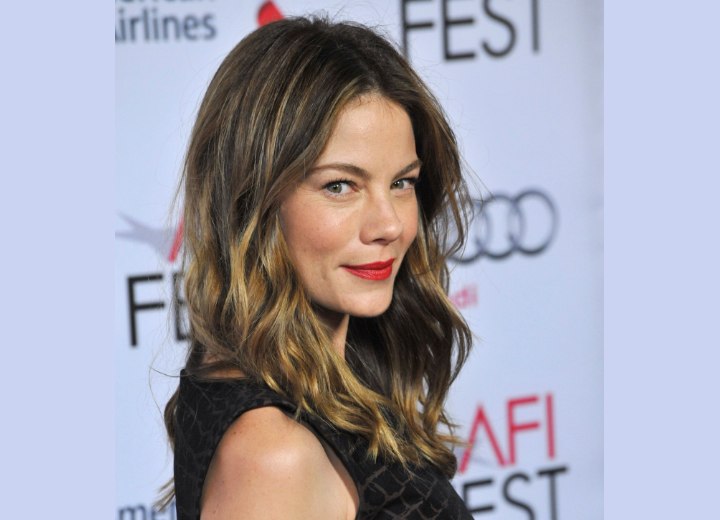 Michelle Monaghan's low maintenance style for longer hair