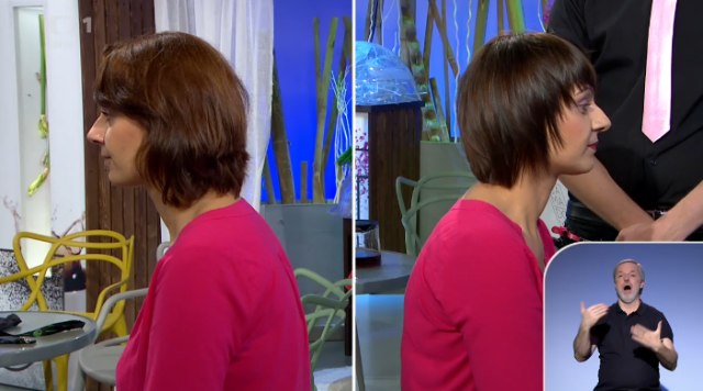 Modern haircut with tapering makeover