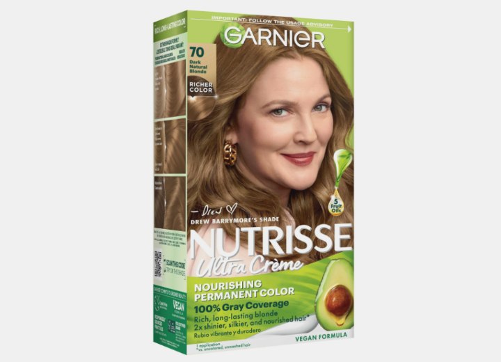 Garnier Nutrisse box 70 - Drew Barrymore dark natural blonde shade
