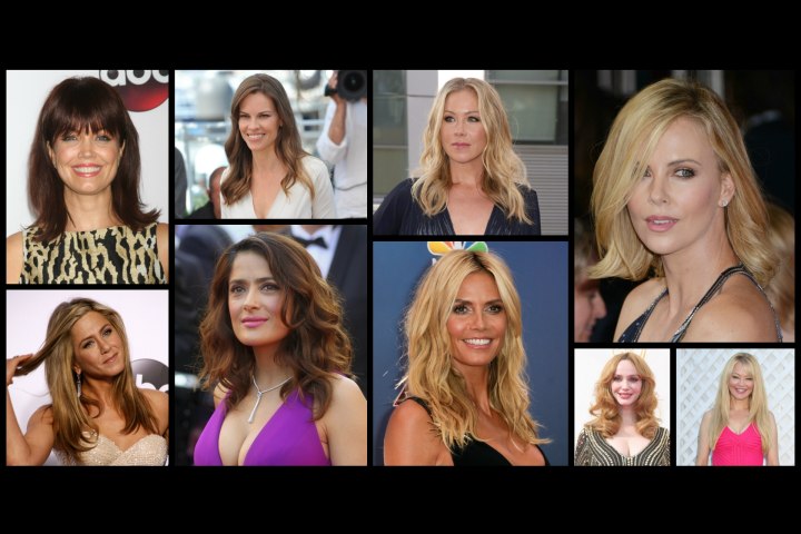 Long hairstyles for women over 40
