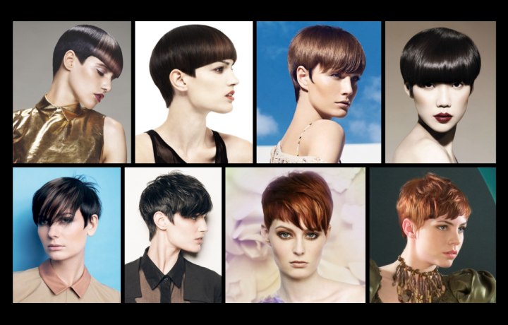 Pixie cuts with bangs