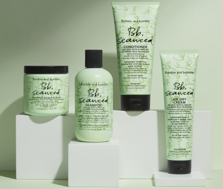 Hair products with seaweed