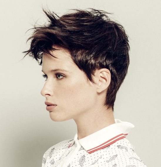 Short hairstyles - Boyish short hair for women