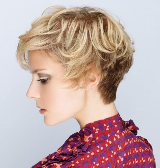 Short hairstyles - Pixie cut with a short nape