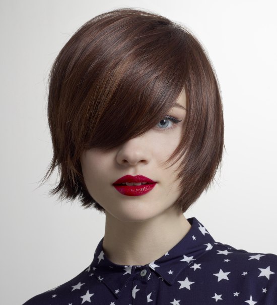 Short layered hairstyles - Cut with overlapping layers