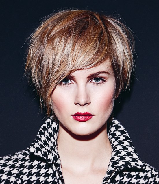 Short layered hairstyles - Classy cut with volume