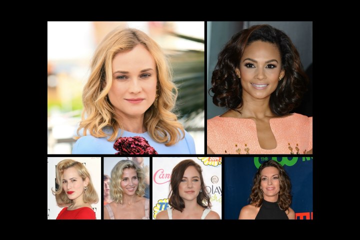 Shoulder length hairstyles with curls