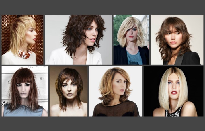 Shoulder length hairstyles