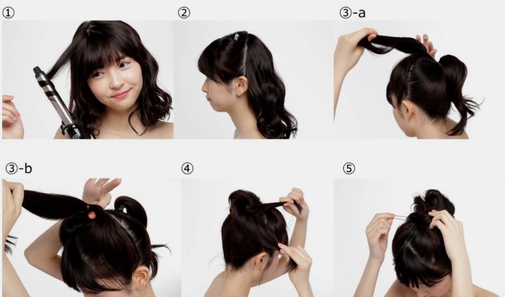 Yuakata hairstyling