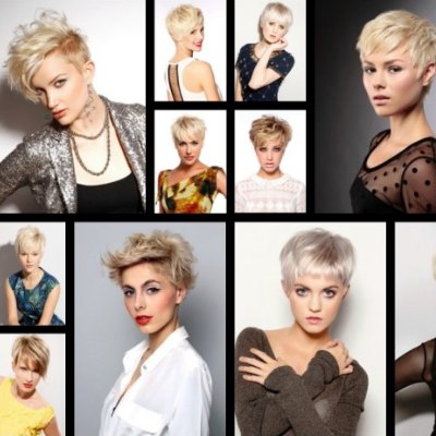 Blonde pixie cuts