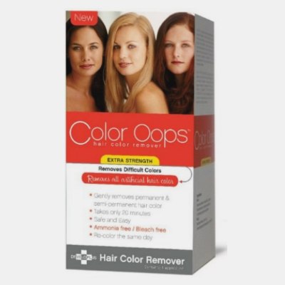 Hair color remover