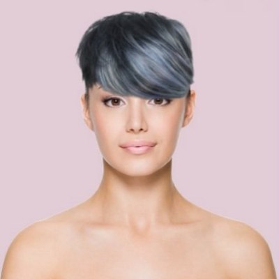 Pixie cut for grey hair