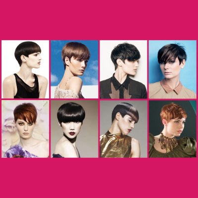 Pixie cuts with bangs