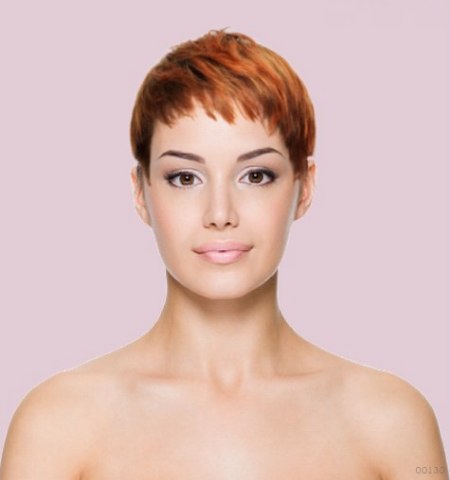 Hair simulation - Adorable pixie cut