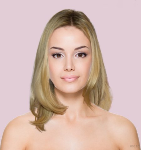 Virtual hair makeover - Below the shoulders hairstyle