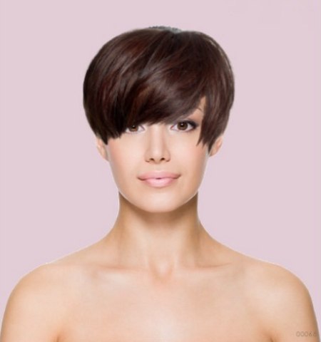 Hair simulation - Pixie cut with volume