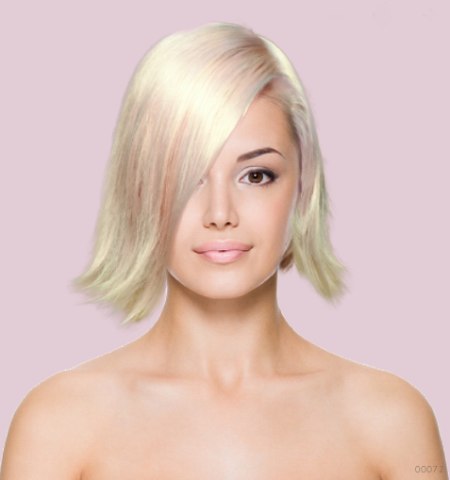 Haircut app - Platinum blonde bob