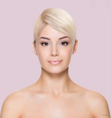 Hair simulator - Professional sleek short hair for women