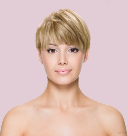 Test hairstyles - Short in the neck haircut
