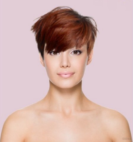 Hair simulation - Soft pixie cut