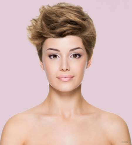 Test hairstyles - Sporty short hair