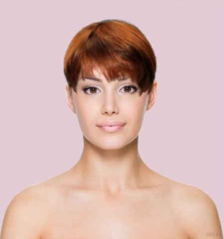 Virtual hairstyles - Sweet pixie cut