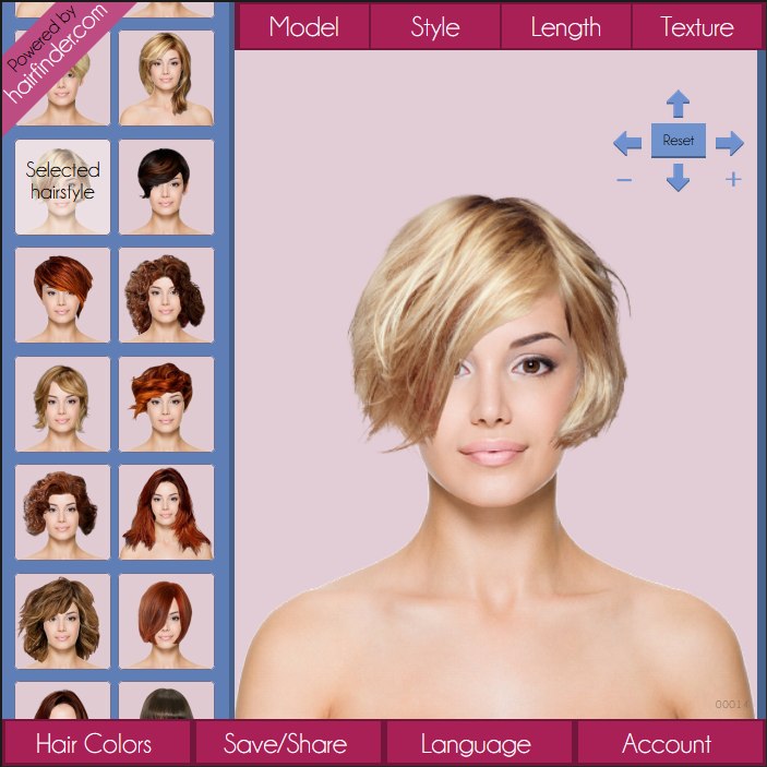 virtual haircut short bob