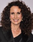 Andie MacDowell hair