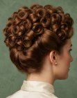 Penteado vintage de 1914