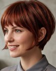 Estilo h�brido entre pixie e bob