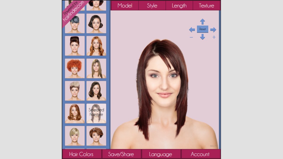 Makeover studio to try hair styles and do online makeovers on a picture