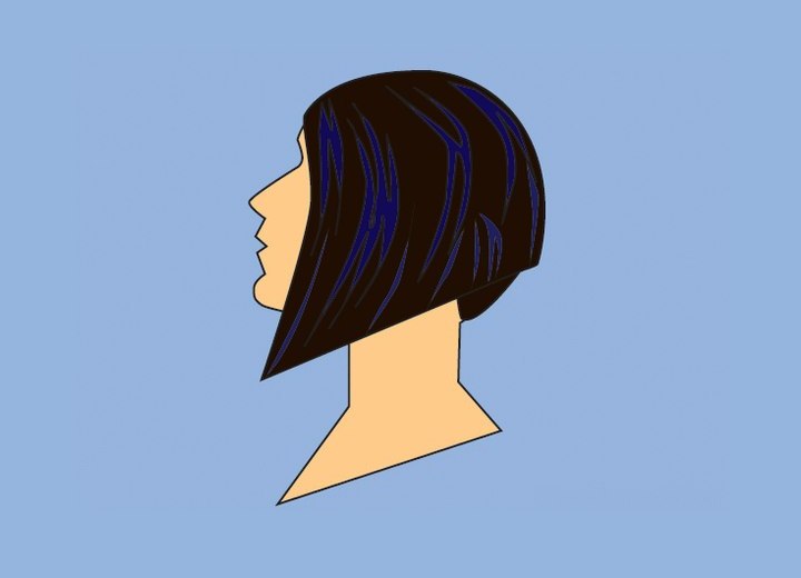 A-line bob haircut