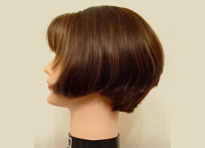 bob haircut demonstration