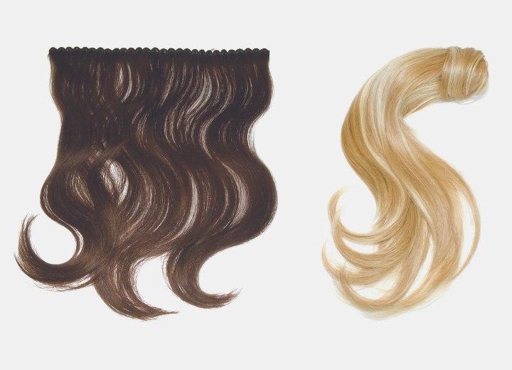 materiale kom sammen løber tør The possibilities with Balmain Hair extensions