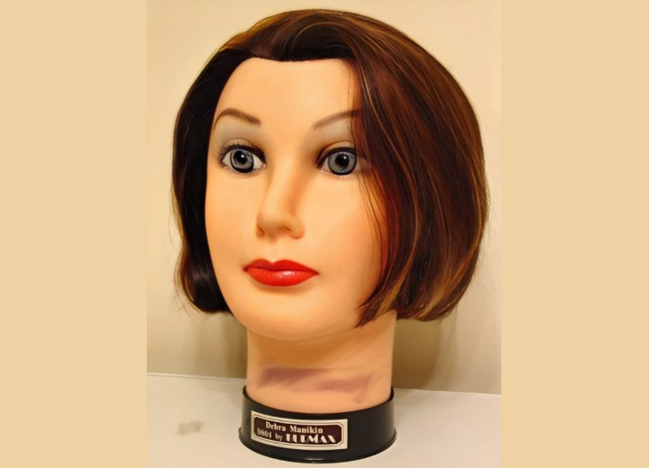 Blunt cut or bob haircut