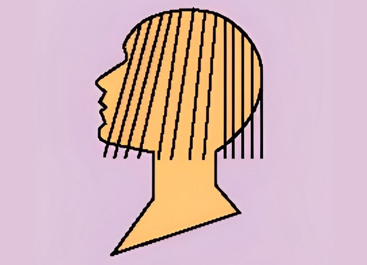 How to cut a bob - Cutting diagram