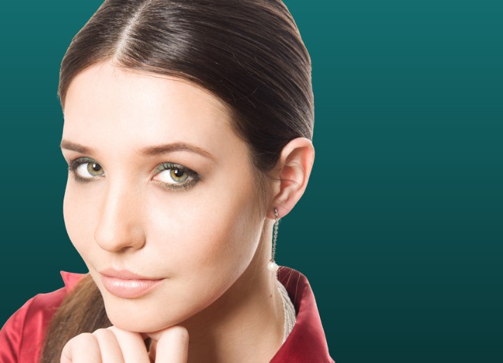 Make-up for brown hair