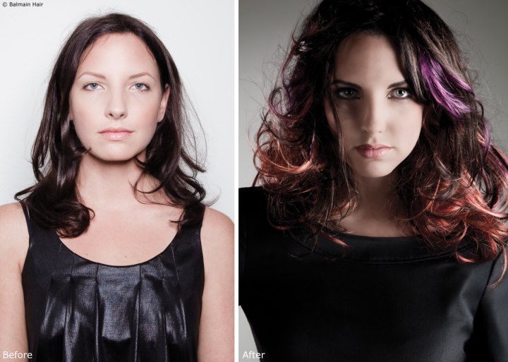 Re Usable 100 Human Hair Extensions With A Clip Or Tape Application System