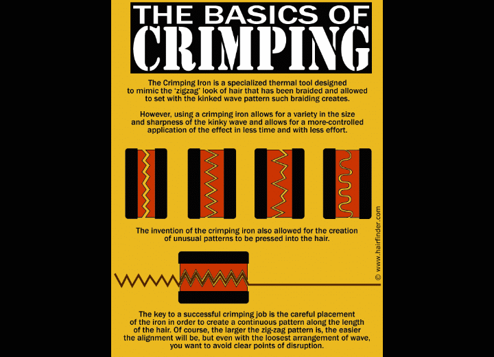 How to crimp hair