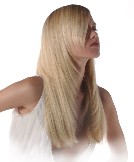 Fine hair with extensions