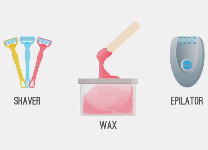 Hair removal methods - Wax, epilator and shaver