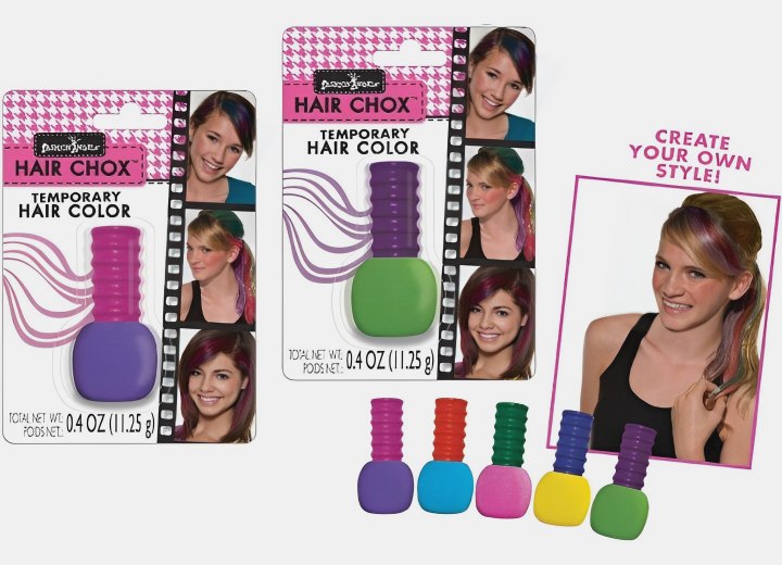 Fashion Angels - Color Rox Hair Chox temporary colors for hair chalking