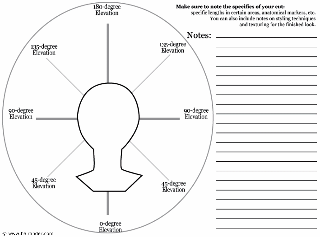 men's haircut template