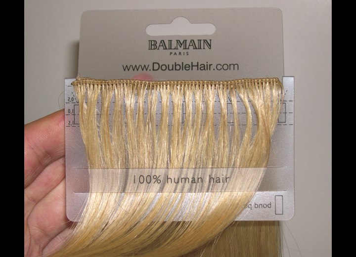 Human hair extensions