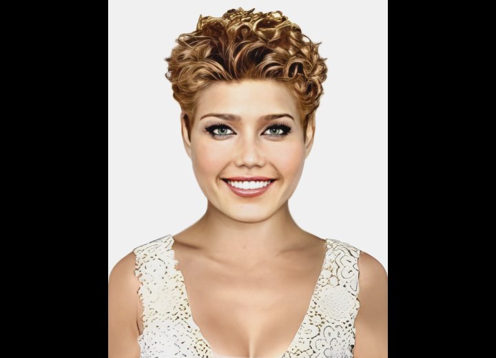 22 Short Curly Hairstyle Ideas